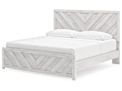 Signature Design by Ashley Cayboni King Panel Bed, Dresser, Mirror, Chest and 2 Nightstands - B3788B12
