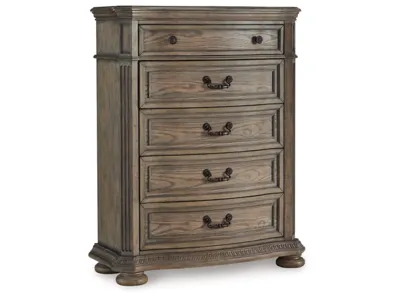 Signature Design by Ashley Ardenfield California King Sleigh Bed, Chest and Nightstand - B944B6