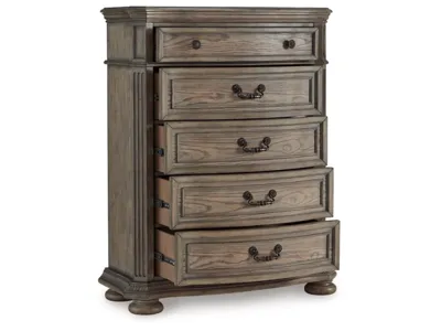 Signature Design by Ashley Ardenfield California King Sleigh Bed, Chest and Nightstand - B944B6