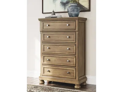 Signature Design by Ashley Feddinger Queen Panel Bed, Dresser, Mirror, Chest and Nightstand - PCB779B10