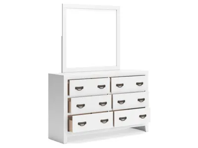 Signature Design by Ashley Binterglen Twin Panel Bed, Dresser, Mirror, Chest and 2 Nightstands - B427B19
