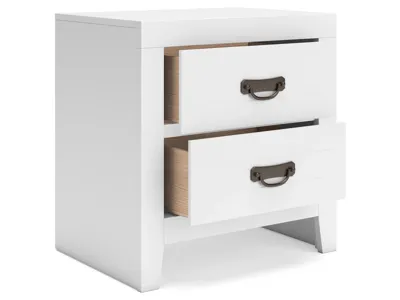 Signature Design by Ashley Binterglen Twin Panel Bed, Dresser, Mirror, Chest and 2 Nightstands - B427B19