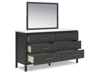 Signature Design by Ashley Cadmori Queen Panel Bed, Dresser, Mirror and Nightstand - B2616B21