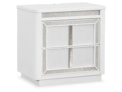 Signature Design by Ashley Chalanna Queen Panel Storage Bed and Nightstand - B822B8