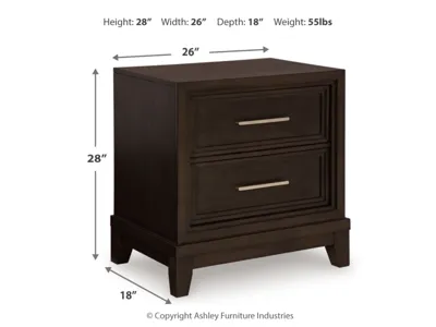 Signature Design by Ashley Neymorton Queen Upholstered Panel Bed, Dresser, Mirror and Nightstand - B618B10