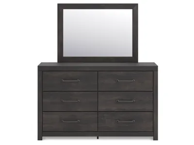 Signature Design by Ashley Hollivern Queen Panel Bed, Dresser, Mirror and Nightstand - PCB2108B25