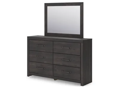 Signature Design by Ashley Hollivern Queen Panel Bed, Dresser, Mirror and Nightstand - PCB2108B25