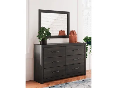 Signature Design by Ashley Hollivern Queen Panel Bed, Dresser, Mirror and Nightstand - PCB2108B25
