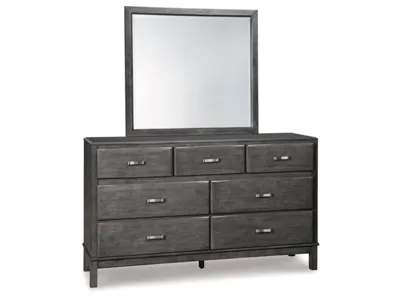 Signature Design by Ashley Caitbrook Full Storage Bed, Dresser, Mirror and Nightstand - B476B40