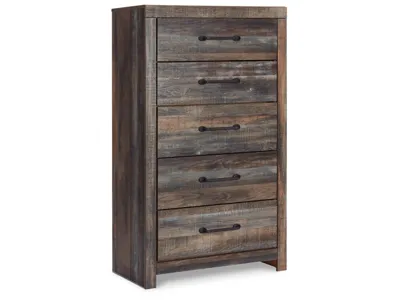 Signature Design by Ashley Drystan King Bookcase Storage Bed, Dresser, Mirror, Chest and Nightstand - B211B22