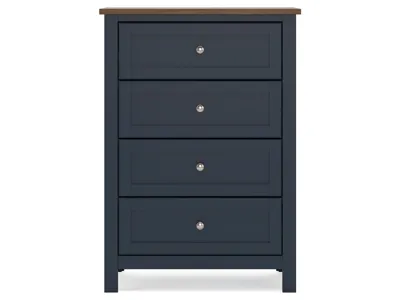 Signature Design by Ashley Landocken Twin Panel Bed, Dresser, Chest and Nightstand - B414B20