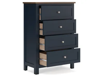 Signature Design by Ashley Landocken Twin Panel Bed, Dresser, Chest and Nightstand - B414B20