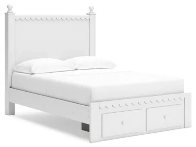 Signature Design by Ashley Mollviney Full Panel Storage Bed, Dresser and Nightstand - B2540B12