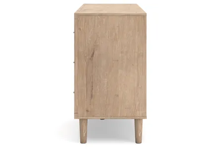 Signature Design by Ashley Cielden Queen Upholstered Bed, Dresser and 2 Nightstands - B1199B20