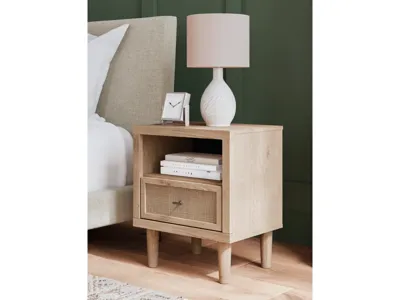 Signature Design by Ashley Cielden Queen Upholstered Bed, Dresser and 2 Nightstands - B1199B20