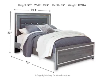 Signature Design by Ashley Lodanna Queen Panel Bed and Nightstand - B214B56