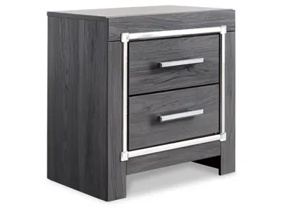 Signature Design by Ashley Lodanna Queen Panel Bed and Nightstand - B214B56