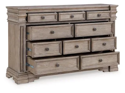 Signature Design by Ashley Blairhurst King Panel Bed, Dresser, Chest and 2  Nightstands - B916B11