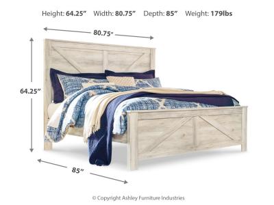 Signature Design by Ashley Bellaby King Crossbuck Panel Bed - B331B10
