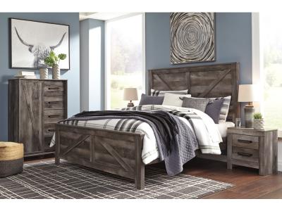 Signature Design by Ashley Wynnlow King Crossbuck Panel Bed - B440B11