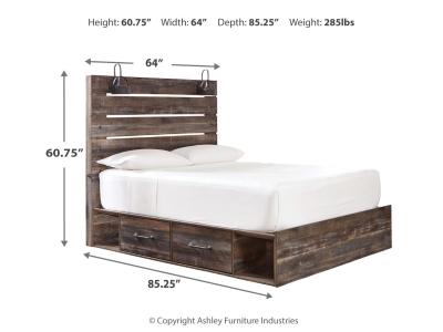 Signature Design by Ashley Drystan Queen Panel Bed with 4 Storage Drawers - B211B13