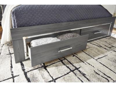 Signature Design by Ashley Lodanna Full Panel Bed with 2 Storage Drawers - B214B5