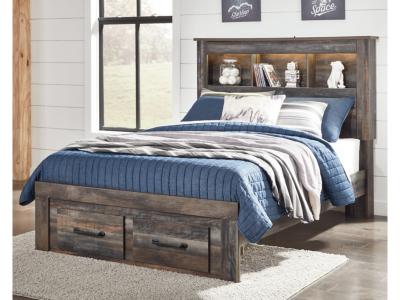 Signature Design by Ashley Drystan Full Bookcase Bed with 2 Storage Drawers - B211B21