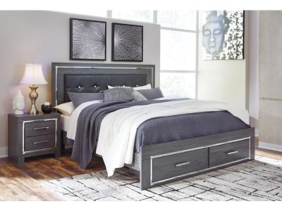 Signature Design by Ashley Lodanna King Panel Bed with 2 Storage Drawers - B214B11