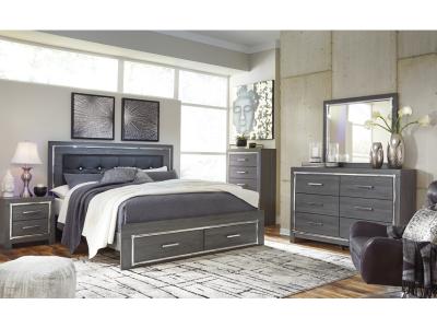 Signature Design by Ashley Lodanna King Panel Bed with 2 Storage Drawers - B214B11