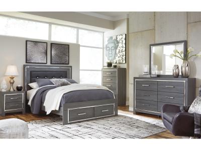 Signature Design by Ashley Lodanna Queen Panel Bed with 2 Storage Drawers - B214B3