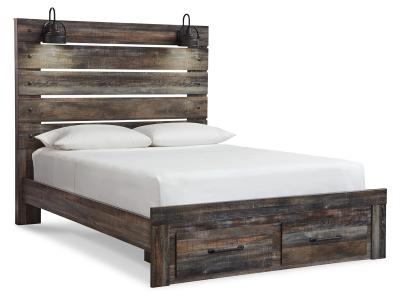 Signature Design by Ashley Drystan Queen Panel Bed with 2 Storage Drawers - B211B29