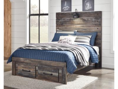 Signature Design by Ashley Drystan Full Panel Bed with 2 Storage Drawers - B211B47