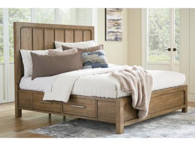 Signature Design by Ashley Cabalynn Queen Panel Bed with Storage - B974B4