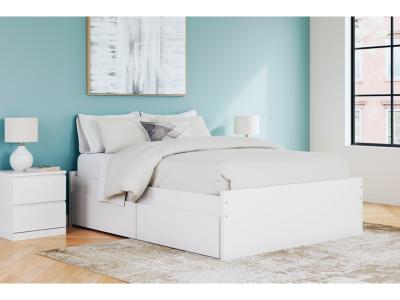Signature Design by Ashley Onita Queen Platform Bed with 2 Side Storage - EB9630B14