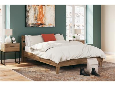 Signature Design by Ashley Deanlow Queen Platform Panel Bed - EB1866B3