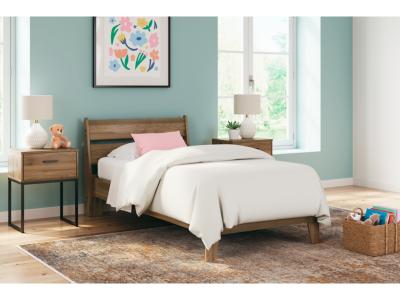 Signature Design by Ashley Deanlow Twin Platform Panel Bed - EB1866B1