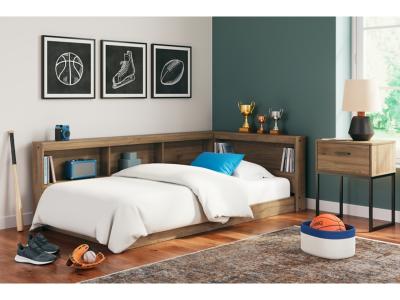 Signature Design by Ashley Deanlow Twin Bookcase Storage Bed - EB1866B4