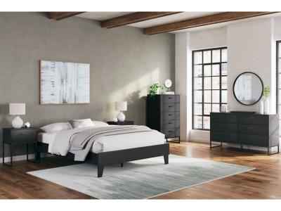 Signature Design by Ashley Socalle Queen Platform Bed - EB1865-113