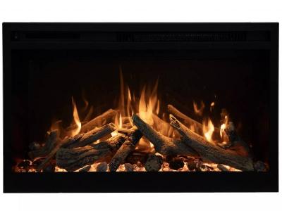 Amantii Built-in RusticStone Electric Fireplace - RusticStone