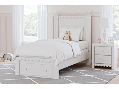 Signature Design by Ashley Mollviney Twin Panel Storage Bed - B2540B6