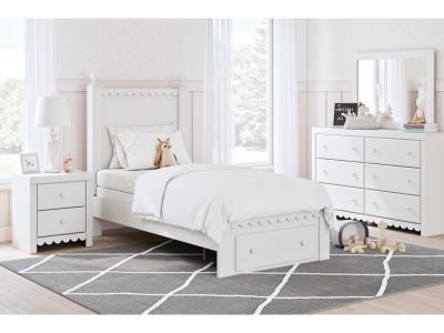 Signature Design by Ashley Mollviney Twin Panel Storage Bed - B2540B6