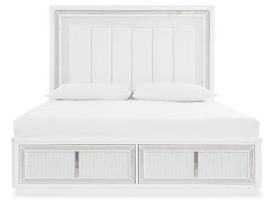 Signature Design by Ashley Chalanna Queen Upholstered Storage Bed - B822B2