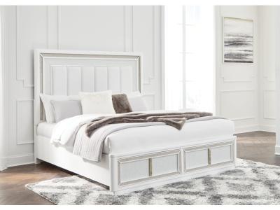 Signature Design by Ashley Chalanna Queen Upholstered Storage Bed - B822B2