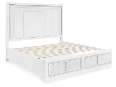 Signature Design by Ashley Chalanna California King Upholstered Storage Bed - B822B5