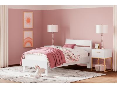 Signature Design by Ashley Socalle Twin Panel Platform Bed - EB1867B1