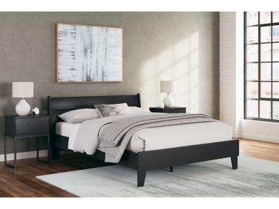 Signature Design by Ashley Socalle Queen Panel Platform Bed - EB1865B3