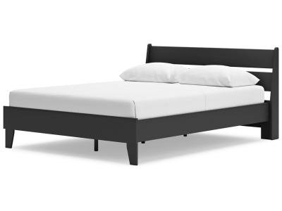 Signature Design by Ashley Socalle Queen Panel Platform Bed - EB1865B3