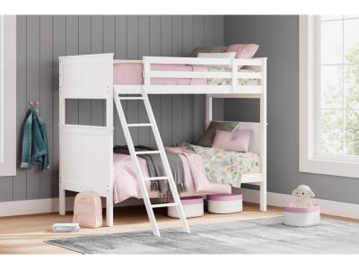 Signature Design by Ashley Nextonfort Twin over Twin Bunk Bed - B396B6