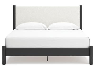 Signature Design by Ashley Cadmori King Upholstered Panel Bed - B2616B8