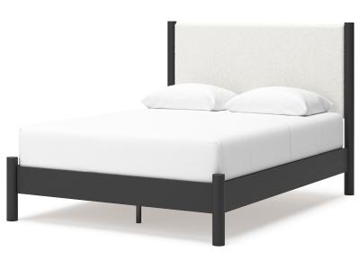 Signature Design by Ashley Cadmori Queen Upholstered Panel Bed - B2616B2